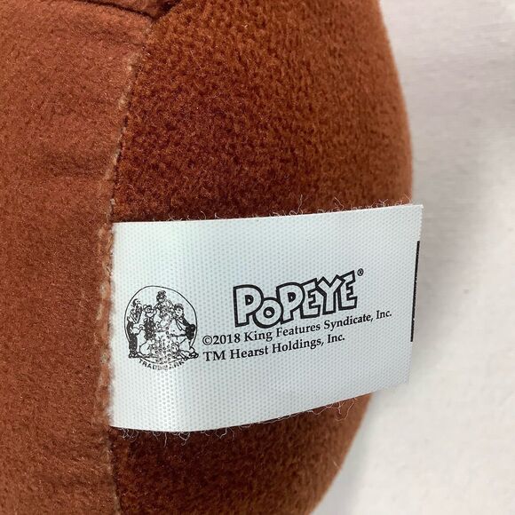 Popeye the Sailorman Bluto Brutus 9" Beanbag Stuffed Plush Round Oversized Head - Picture 6 of 7